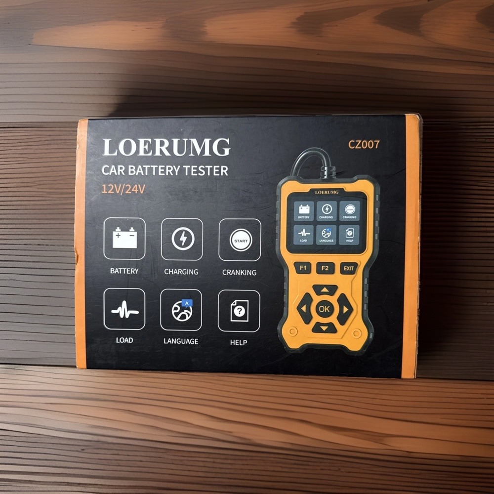 LOERUMG CZ007 12V 24V Car Battery Load Tester NEW IN BOX